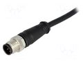 Connector: M12; plug; male; Micro-Change; PIN: 5; straight; 4A; 60V MOLEX MX-120065-9528