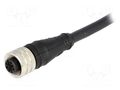 Connector: M12; plug; female; Micro-Change; PIN: 5; straight; 4A; 60V MOLEX MX-120006-0634