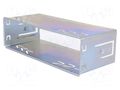 Car radio mounting half frame; 1 DIN; zinc; Alpine 4CARMEDIA PR.ALPINE.02