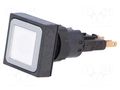 Switch: push-button; 16mm; Stabl.pos: 2; white; filament lamp EATON ELECTRIC Q25LTR-WS/WB