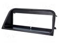 Radio frame; Peugeot; 1 DIN; black 4CARMEDIA RAM-40.089