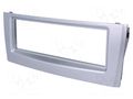Radio frame; Fiat; 1 DIN; silver 4CARMEDIA RAM-40.187.1