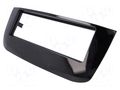 Radio frame; Fiat; 1 DIN; black gloss PER.PIC. RAM-40.412