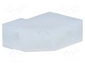 Bracket; polyamide; L: 16mm; H: 13mm; Body: natural; W: 6mm ESSENTRA RI-PCB-MB-01