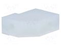 Bracket; polyamide; L: 16mm; W: 6mm; H: 13mm; Body: natural ESSENTRA RI-PCB-MB-01