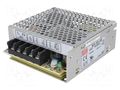 Power supply: switching; for building in,modular; 50W; 48VDC MEAN WELL RS-50-48