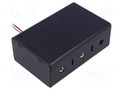 Holder; D,R20; Batt.no: 3; cables; 150mm; black COMF SBH-131A