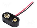 6F22 connector; 6F22,6LR61; Batt.no: 1; cables; 150mm COMF SBS-ER