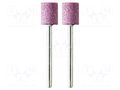 Grindingstone; Ø: 10mm; Ø: 3mm; 2pcs; aluminium oxide; Bit len: 12mm PG MINI PG-M2055