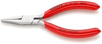 KNIPEX 37 13 125 Flat Nose Pliers for precision mechanics plastic coated chrome-plated 125 mm 37 13 125 4003773043638