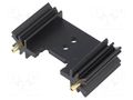 Heatsink: extruded; TO220,TO3P; black; L: 25.4mm; W: 45mm; H: 12.7mm FISCHER ELEKTRONIK SK409-25STS