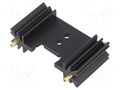 Heatsink: extruded; TO220,TO3P; black; L: 25.4mm; W: 45mm; H: 12.7mm FISCHER ELEKTRONIK SK409-25STS