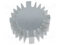 Heatsink; LED; Ø: 60mm; H: 25mm FISCHER ELEKTRONIK SK56925AL