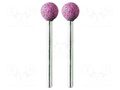 Grindingstone; Ø: 10mm; Ø: 3mm; 2pcs; aluminium oxide PG MINI PG-M2175