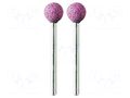 Grindingstone; Ø: 10mm; Ø: 3mm; 2pcs; aluminium oxide PG MINI PG-M2175