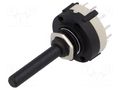 Switch: rotary; Pos: 12; 0.3A/125VAC; 1A/30VDC; Poles number: 4; 30° CANAL ELECTRONIC SR26NS143PM10