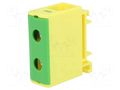 Splice terminal: rail; 160A; 1kV; screw terminal; yellow-green OUNEVA T021050.YG