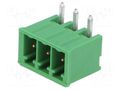 Pluggable terminal block; Contacts ph: 3.5mm; ways: 3; angled 90° TE Connectivity TBG-3.5-KW-3P