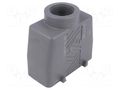 Enclosure for connectors: HDC; size 77.27; for cable; straight ILME TMAV16.32