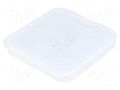 Container: single; polypropylene; 105x105x13mm LICEFA V20-10