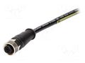 Connector: M12; plug; female; Micro-Change; PIN: 5; straight; 4A; 60V MOLEX MX-120065-9520