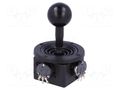 Joystick; 0÷10kΩ±5%,2- axes; Stabl.pos: 1; 10kΩ; -10÷80°C; ±5% OMTER TYXN OM201B-M4