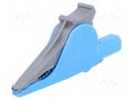 Crocodile clip; 36A; 1kV; blue; Grip capac: max.41mm ELECTRO-PJP PJP5066-IEC-BL