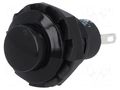 Switch: push-button; Pos: 2; SPST-NO; 1.5A/250VAC; OFF-(ON) SCI PS502A-BB