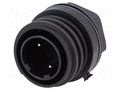 Connector: circular; socket; male; PIN: 2; 32A; 600V; Buccaneer 900 BULGIN PX0931/02/P