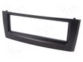 Radio frame; Fiat; 1 DIN; black gloss 4CARMEDIA RAM-40.187.3