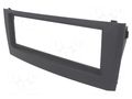 Radio frame; Fiat; 1 DIN; black PER.PIC. RAM-40.187.4