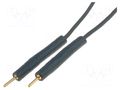 Test acces: connection cable; 2A; 70VDC; black; 0.22mm2; 33VAC ELECTRO-PJP PJP209078-M-M-20N
