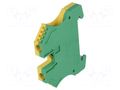 Splice terminal: rail; 800V; screw terminal; yellow-green; wemid WEIDMÜLLER WPE6