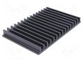 Heatsink: extruded; grilled; black; L: 100mm; W: 159mm; H: 15mm FISCHER ELEKTRONIK SK44/100/SA