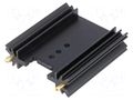 Heatsink: extruded; TO220,TO3P; black; L: 50.8mm; W: 45mm; H: 12.7mm FISCHER ELEKTRONIK SK409-51STS