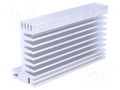 Heatsink: extruded; TO220; natural; L: 94mm; W: 55mm; H: 31mm; 2.9K/W FISCHER ELEKTRONIK SK610-94AL