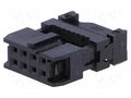 Connector: IDC; plug; female; PIN: 8; with cable clamp; IDC; 1.27mm AMPHENOL COMMUNICATIONS SOLUTIONS T812-1-08