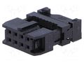 Connector: IDC; plug; female; PIN: 8; straight; IDC; 2.54mm; 2x4 AMPHENOL COMMUNICATIONS SOLUTIONS T812-1-08