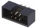 Connector: IDC; socket; male; PIN: 6; straight; THT; gold-plated; 2mm AMPHENOL COMMUNICATIONS SOLUTIONS T823-106A1S100HEU