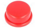 Button; round; red; Ø13mm NINIGI TACT-2BRRD