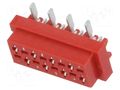 Connector: wire-board; socket; female; PIN: 8; 30V; 1A; vertical; SMT AMPHENOL COMMUNICATIONS SOLUTIONS TMM-6-0-08-2