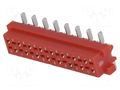 Connector: wire-board; socket; female; PIN: 16; 30V; 1A; vertical AMPHENOL COMMUNICATIONS SOLUTIONS TMM-6-0-16-1