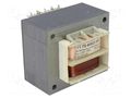 Transformer: mains; 40VA; 230VAC; 12V; 3.3A; screw type; IP00 INDEL TS40/023
