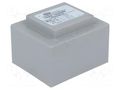 Transformer: encapsulated; 12VA; 230VAC; 6V; 6V; 1A; 1A; PCB; IP00 INDEL TSZZ10/2X6V