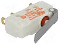 Microswitch SNAP ACTION; 5A/250VAC; with lever; SPDT; ON-(ON) SAIA-BURGESS V4NST7Y1UL