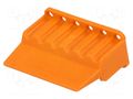 Secondary lock; female; PIN: 12; orange; DTM DEUTSCH WM12S