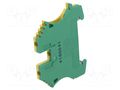 Splice terminal: rail; 800V; screw terminal; yellow-green; wemid WEIDMÜLLER WPE2.5