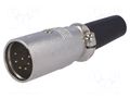 Connector: XLR; plug; male; PIN: 7; straight; for cable NINIGI XLR-7W