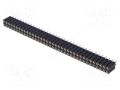Connector: pin strips; socket; female; PIN: 72; straight; THT; 2x36 CONNFLY ZL307-2X36