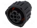 Connector: circular; plug; female; 2.5mm System; PIN: 3; for cable TE Connectivity 1-967325-2